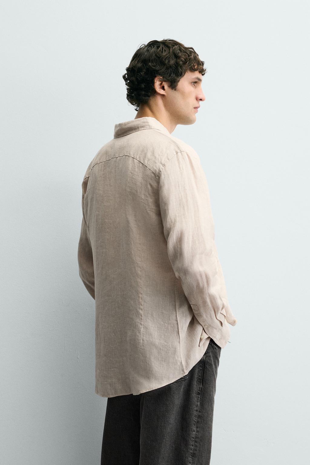 LINEN REGULAR FIT SHIRT