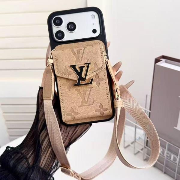 Phone Case with Strap & Card Holder