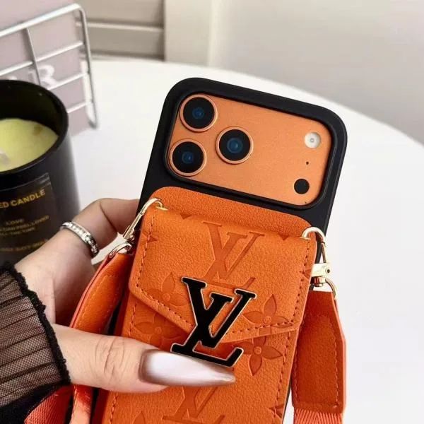 Phone Case with Strap & Card Holder