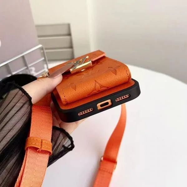 Phone Case with Strap & Card Holder