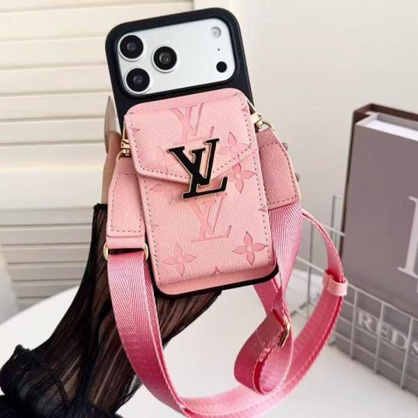 Phone Case with Strap & Card Holder