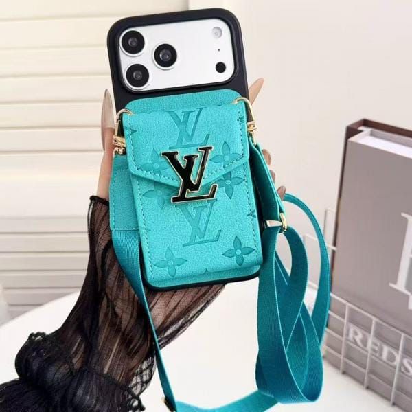 Phone Case with Strap & Card Holder