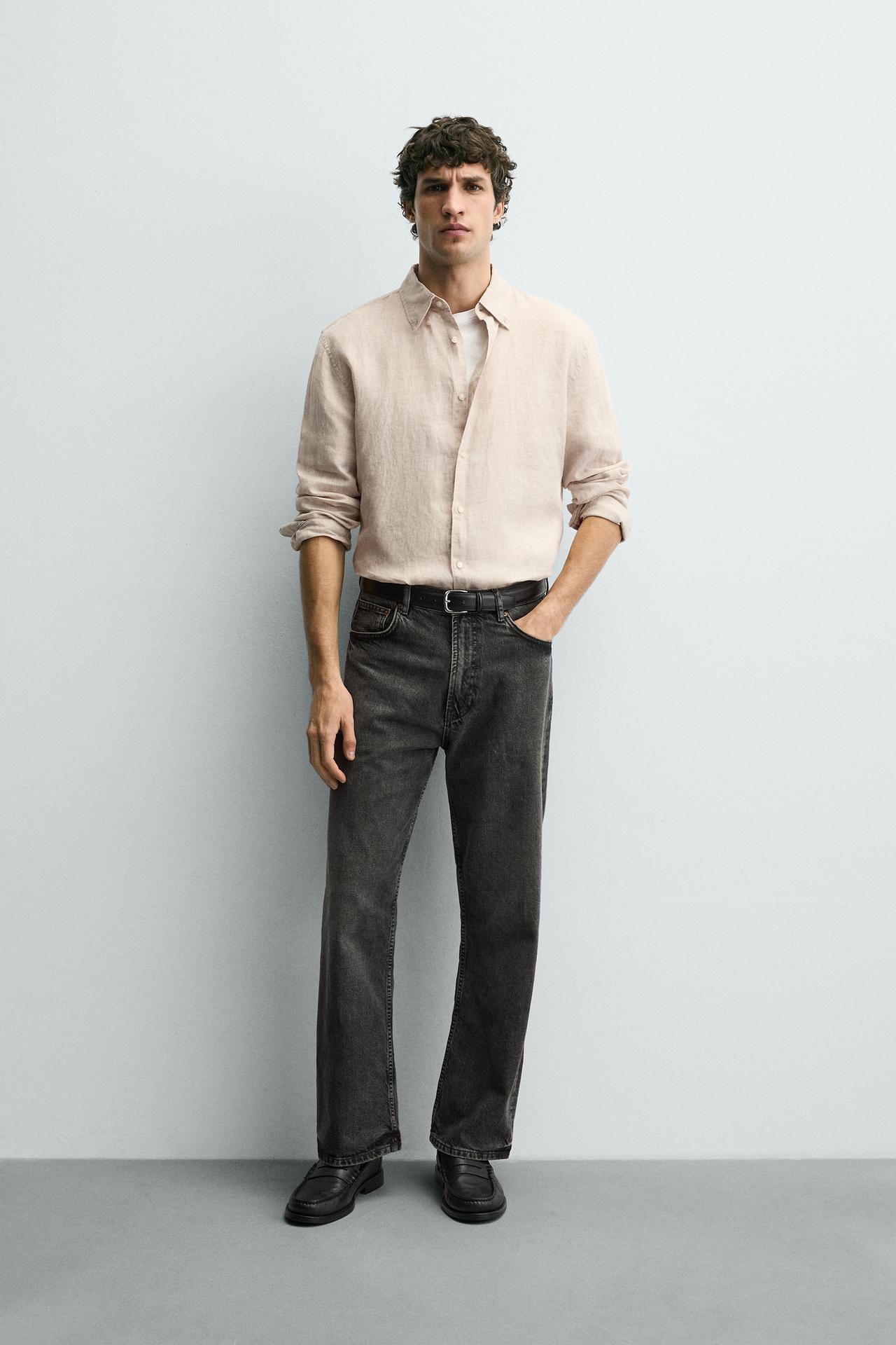 LINEN REGULAR FIT SHIRT