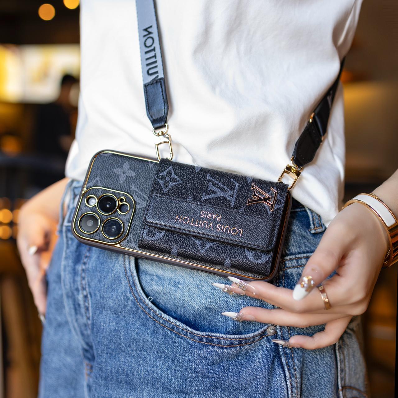 Premium Wallet Case with Strap