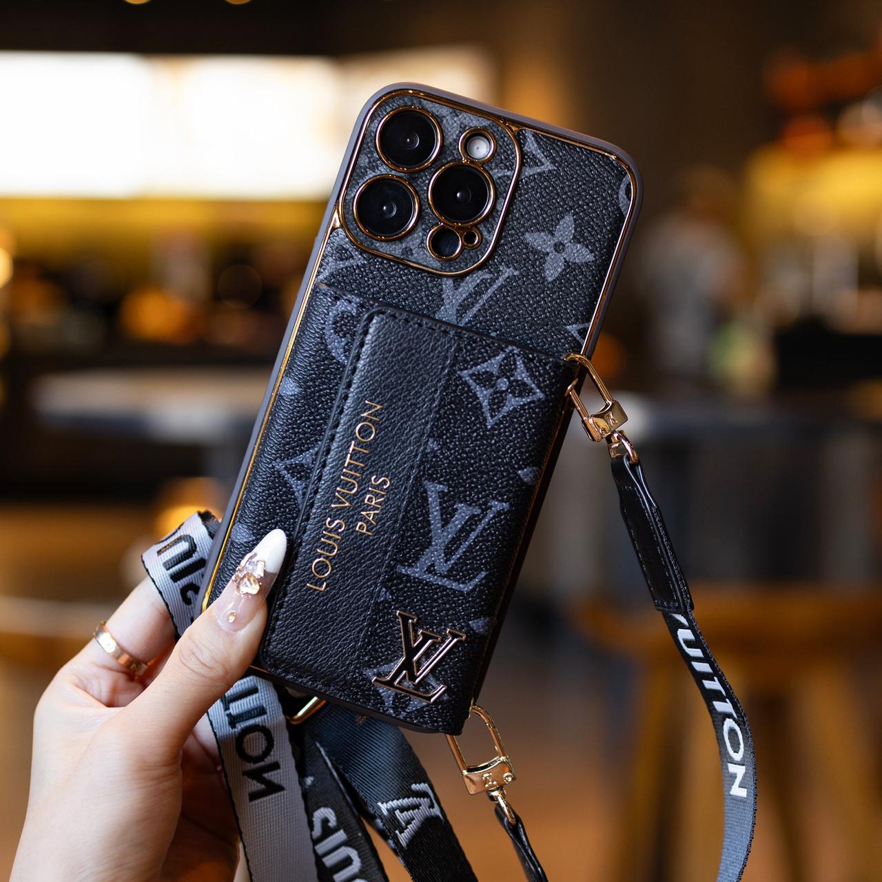 Premium Wallet Case with Strap