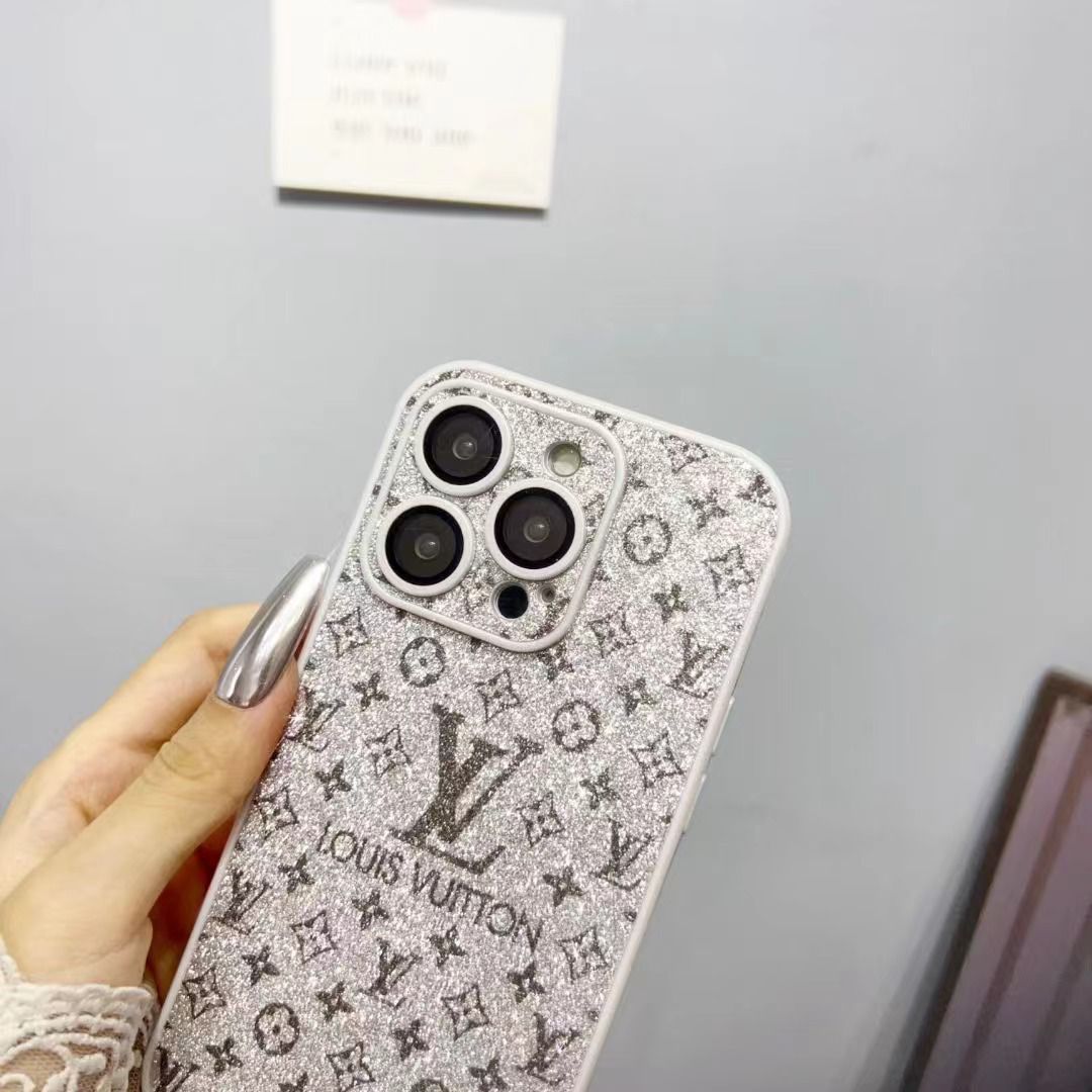 Luxury Glitter Monogram Case