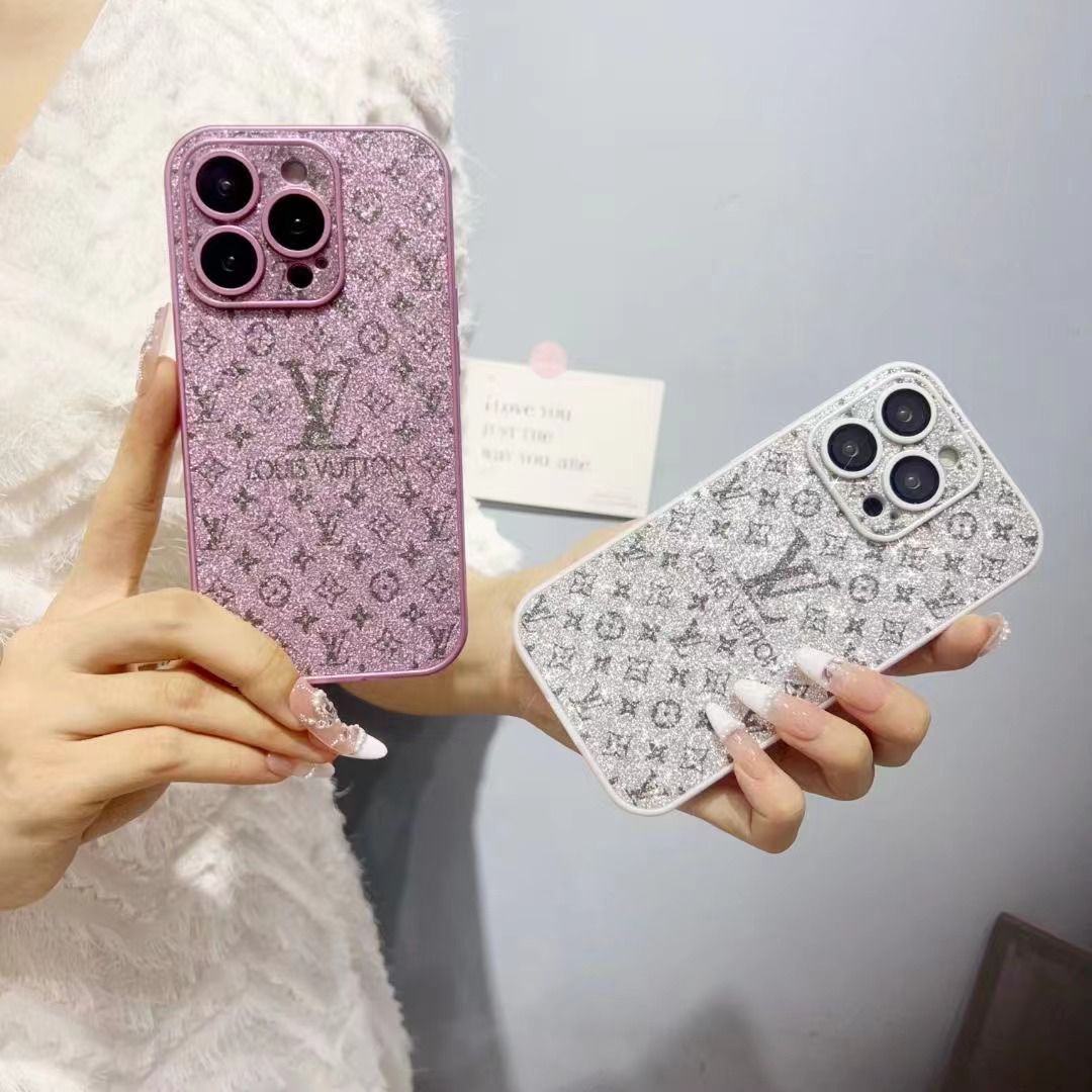 Luxury Glitter Monogram Case