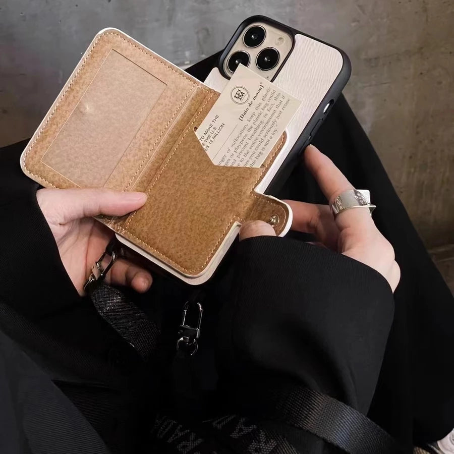 Crossbody Flap Phone Wallet